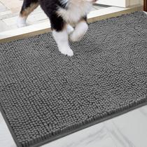 Capacho HOMEIDEAS Indoor Entrada Chenille 90x60cm Cinza Capacho HOMEIDEAS Indoor Entrada Chenille 90x60cm Cinza