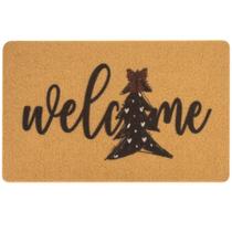 Capacho IZUS Cute Winter-Christmas Welcome 45x75cm antiderrapante