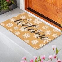 Capacho IZUS Winter-Snowflake Welcome for inverno-primavera 45x75cm
