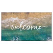Capacho Jvpke Coastal Beachy PVC 43x30 cm Interior e exterior Capacho Jvpke Coastal Beachy PVC 43x30 cm Interior e exterior