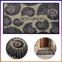 Capacho Kapazi Home Conchas Vinil PVC Antiderrapante 50x80 Capacho Kapazi Home Conchas Vinil PVC Antiderrapante 50x80