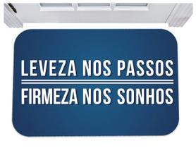 Capacho leveza nos passos firmeza nos pés tapete porta 40x60