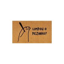 Capacho: Limpou O Pezinho - Fibra Natural De Coco (70X40)