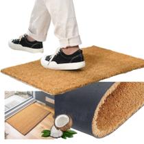 Capacho marrom claro natural material ecológico resistente