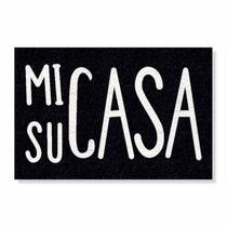 Capacho mi casa su casa cores:preto Capacho mi casa su casa cores:preto