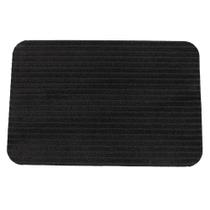 Capacho Multiuso Liso com Base de Borracha 40x60 cm - Preto