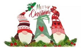 Capacho Natal Decorativo Tapete De Porta De Entrada Natalino