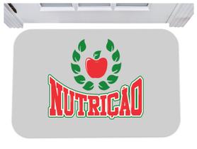 Capacho nutrição curso profissão nutricionista tapete 40x60 - Super Presentez