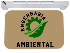 Capacho para porta engenharia ambiental tapete 40x60