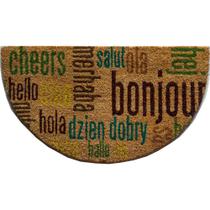 Capacho porta De Coco Meia Lua Vizapi Natural 33X60Cm Greeting Capacho porta De Coco Meia Lua Vizapi Natural 33X60Cm Greeting