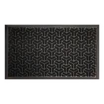 Capacho Porta Entrada Waterkap Preto 0,40X0,60M Kapazi