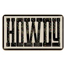 Capacho Qvapt Western Farmhouse Howdy Christmas 43x76cm