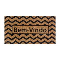 Capacho Retangular Fibra De Coco Base PVC 60x33cm - Komeco Capacho Retangular Fibra De Coco Base PVC 60x33cm - Komeco