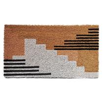 Capacho Retangular Fibra De Coco Base PVC 60x33cm - Komeco Capacho Retangular Fibra De Coco Base PVC 60x33cm - Komeco