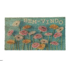 Capacho Retangular Fibra De Coco Base PVC 60x33cm - Komeco Capacho Retangular Fibra De Coco Base PVC 60x33cm - Komeco