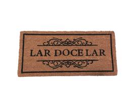 Capacho Retangular Fibra De Coco Base PVC 70x33cm - Komeco Capacho Retangular Fibra De Coco Base PVC 70x33cm - Komeco