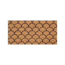 Capacho Retangular Fibra De Coco Base PVC 70x33cm - Komeco