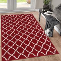 Capacho SHACOS Large 90x150cm Vermelho em Borracha de Polipropileno