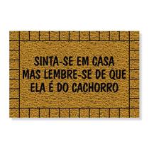Capacho sinta-se em casa, cão Capacho sinta-se em casa, cão