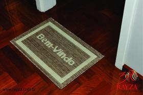 Capacho Sisal Look Bem Vindo Grande 003 Castor 050X090 Cm