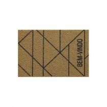 Capacho Super Print Bem Vindo Kapazi Ouro 60x40 cm Capacho Super Print Bem Vindo Kapazi Ouro 60x40 cm