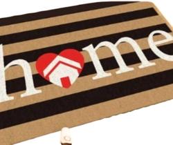 Capacho Tapete de Porta com estampa Home” Tamanho 38x57cm