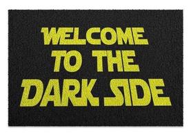 Capacho Tapete Em Vinil Welcome To The Dark Side 60 X 40 cm