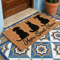 Capacho Tapete para Porta 33x60 em Fibra de Coco com Base de Borracha Antiderrapante