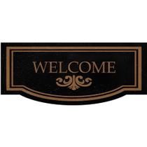 Capacho Vinil Formas Welcome Preto 30x70cm - 01VIFORWE03 - KAPAZI Capacho Vinil Formas Welcome Preto 30x70cm - 01VIFORWE03 - KAPAZI