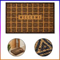 Capacho Vinil Kapazi Welcome Grade 50x80 Antiderrapante Capacho Vinil Kapazi Welcome Grade 50x80 Antiderrapante