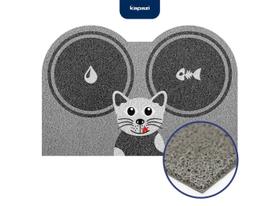 Capacho Vinil Pet Kapazi 40cmX60cm hora do lanche cat Capacho Vinil Pet Kapazi 40cmX60cm hora do lanche cat