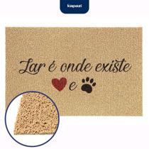 Capacho Vinil Pet Lar Onde Existe 40cmx60cm Kapazi Capacho Vinil Pet Lar Onde Existe 40cmx60cm Kapazi