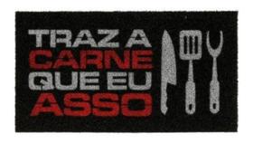 Capacho Vinil Super Print Cortes 40 x 75cm Kapazi