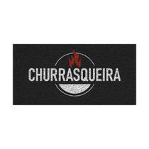 Capacho Vinílico Estampado Churrasqueira 80x40cm Decoração Entrada Área de Churrasco Interna Externa Capacho Vinílico Estampado Churrasqueira 80x40cm Decoração Entrada Área de Churrasco Interna Externa