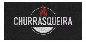 Capacho Vinílico Estampado Churrasqueira 80x40cm -uzoo