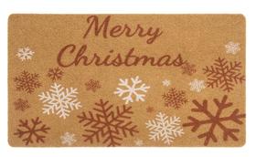 Capacho Xuoaz Christmas Winter Welcome 43x75cm, antiderrapante