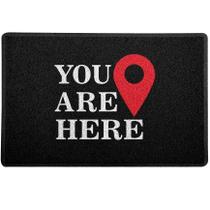 Capacho You Are Here 60x40cm Capacho You Are Here 60x40cm