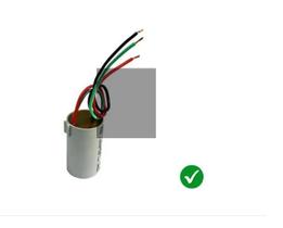 Capacitor 04+6Uf 3Fios Capsula 3 Fios Elite