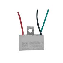 Capacitor 3 fios 07 + 09 uf x 250/400 v chapa trio