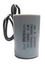 Capacitor 30uf - 250vac Para Motor De Portão Automático