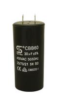 Capacitor 30uf P/ Lavadora Black+decker Pw2100-b2 220v Original