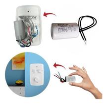 Capacitor 4uf X 250v 2 Fios Metalizado Para Ventilador 1 Un