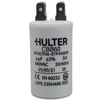 Capacitor 6uf 440V Hulter Plástico