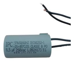 Capacitor 8,5 uf 2 fios Capacitor 8,5 uf 2 fios