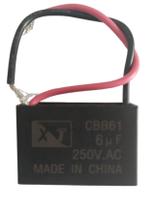 Capacitor Ac Para Motor Ventilador Cbb61 6uf 250vac Capacitor Ac Para Motor Ventilador Cbb61 6uf 250vac