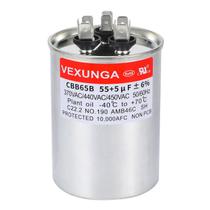 Capacitor AC VEXUNGA CBB65B 55+5uF 370/440/450VAC para ar condicionado