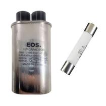 Capacitor Alta Tensão Microondas 0,80µF + 1 Fusível 20A Capacitor Alta Tensão Microondas 0,80µF + 1 Fusível 20A