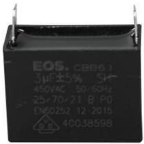Capacitor Ar condicionado 3 Mfd 450v Eos 80151130