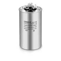Capacitor Boffdock 50+5uF 370/440VAC CBB65 redondo de dupla execução