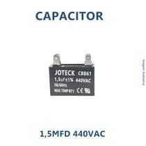 Capacitor caixa 1,5MFD 440VAC 50/60HZ